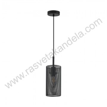 Visilica 1xE14 metalna crna BRY-W002R-1H