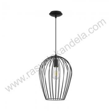 Visilica 1xE27 metalna crna BRY-W005R-1H