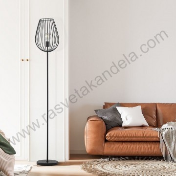 Podna lampa 1xE27 crna BRY-W005T-1H