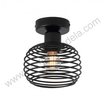 Luster plafonjera 1xE27 metalna crna BRY-W008C-1H