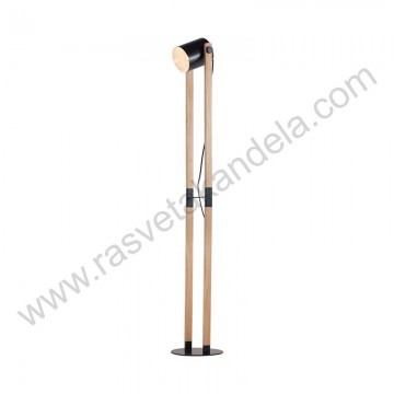 Podna lampa 1xE27 metal+drvo BRY-D001T