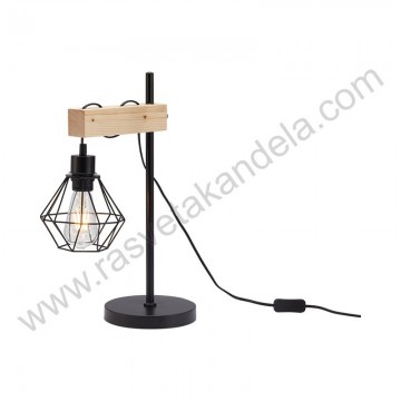 Stona lampa 1xE27 metal+drvo BRY-D002T-1H