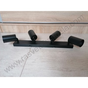 Spot lampa 4xGU10 BOXER crna