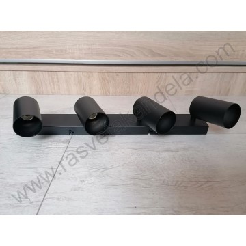 Spot lampa 4xGU10 BOXER crna