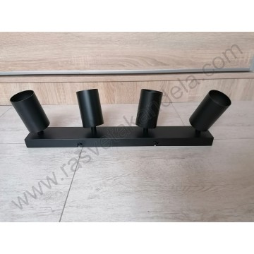 Spot lampa 4xGU10 BOXER crna