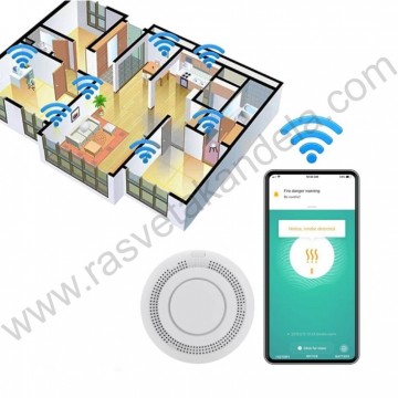 Wi-Fi smart senzor dima sa sirenom