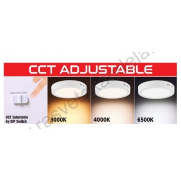 LED panel 24W 3000/4000/6500K MILENA-24 3CCT beli