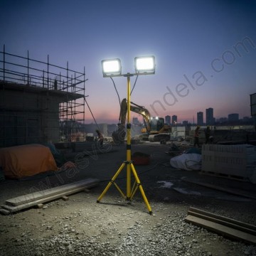 Prenosni LED reflektori na stalku 2x50W
