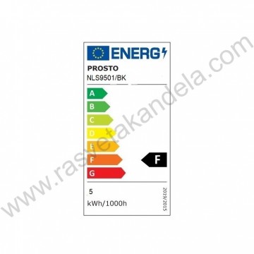 Stona punjiva LED lampa CCT 5W NLS9501/BK crna