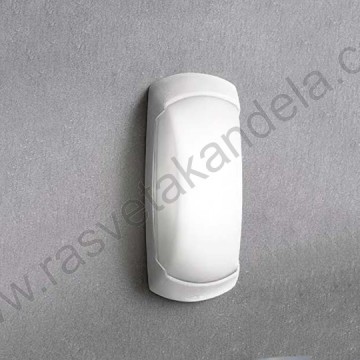 Baštenska zidna lampa 1xE27 FRANCY OP IP66 bela