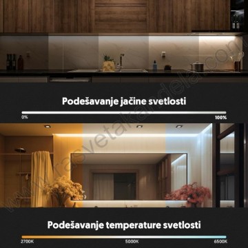 Mini kontroler za CCT LED trake i daljinski 72W - 17 tastera