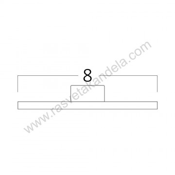 COB LED traka 4000K 5m 12V 10W/m 320d IP20