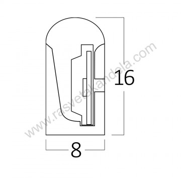 NEON LED traka 6500K 100m 220V 6W/m 120d IP65