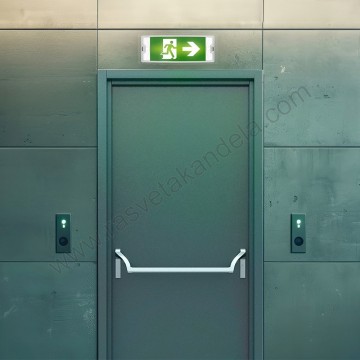 Panik lampa LED 3W 6500K IP54 BRY-EXIT-LED