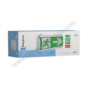 Panik lampa ugradna LED 5W 6500K IP65 BRY-EXIT-LED