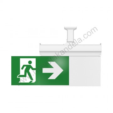 Panik lampa LED 2W zelena IP20 BRY-EXIT-LED