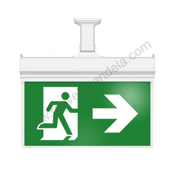 Panik lampa LED 2W zelena IP20 BRY-EXIT-LED