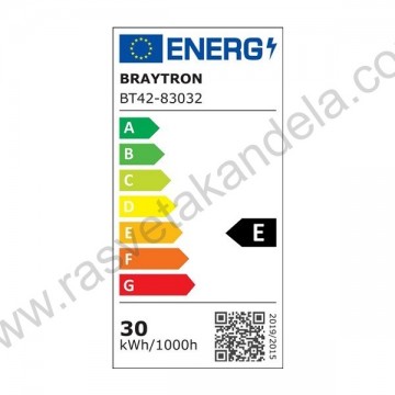 LED ulična svetiljka 30W 6500K IP66 BRY-ST83 siva