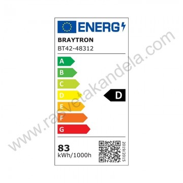 LED ulična svetiljka 83W 4000K IP66 BRY-ST95 siva