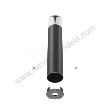 Baštenska stubna lampa 1xE27 50cm BRY-MILANO-500 siva