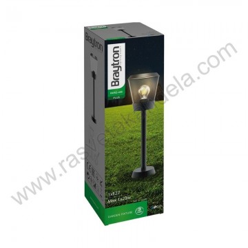 Baštenska stubna lampa 1xE27 60cm BRY-PARIS-600 siva