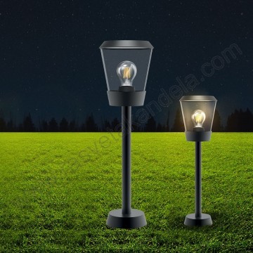 Baštenska stubna lampa 1xE27 80cm BRY-PARIS-800 siva