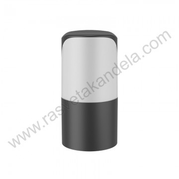 Baštenska zidna lampa 1xE27 BRY-MILANO-WLA siva