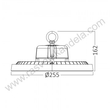 LED industrijsko zvono 60W/80W/100W 3CCT IP65 BRY-HIBAY-ESP