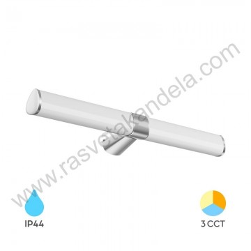 Kupatilska LED zidna lampa 16W 3000/4000/6500K IP44 hrom BRY-LILY