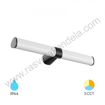 Kupatilska LED zidna lampa 16W 3000/4000/6500K IP44 crna BRY-LILY