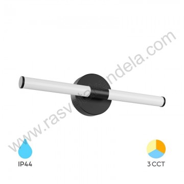 Kupatilska LED zidna lampa 7W 3000/4000/6500K IP44 crna BRY-LILY