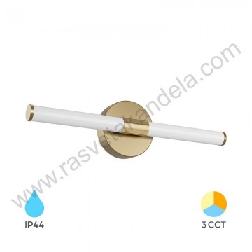 Kupatilska LED zidna lampa 7W 3000/4000/6500K IP44 zlatna BRY-LILY