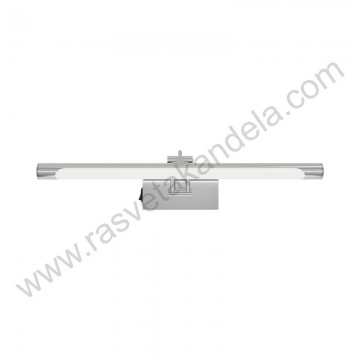 LED zidna lampa 8W 3000/4000/6500K IP20 hrom sa prekidačem BRY-SARA