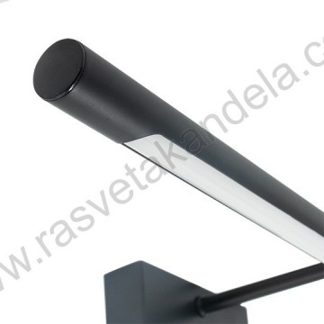 Kupatilska LED zidna lampa M209453 8W 6500K IP44 crna