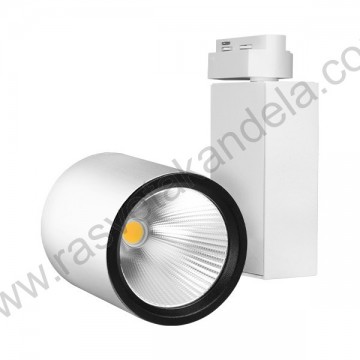 LED šinski reflektor 30W 3000K beli BRY-PD