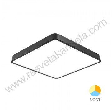 LED plafonjera 50x50cm 45W 3000/4000/6500K crna BRY-BLADE