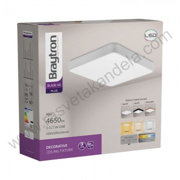 LED plafonjera 50x50cm 45W 3000/4000/6500K sa daljinskim bela