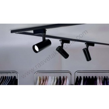 LED šinski reflektor 40W BREMEN-40 CCT crni