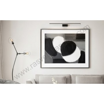 Zidna lampa za slike i ogledala LED 12W 4200K IP44 KANARYA-12 crna