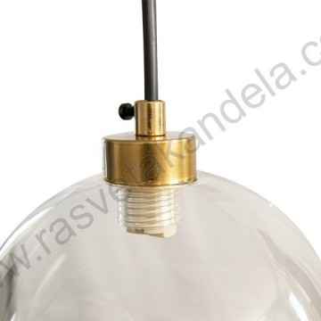 Visilica 5xG9 M11091-5 crno-zlatna