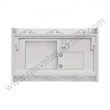 Baštenska zidna LED lampa 6W 3000/4000/6500K bela BRY-VECTOR