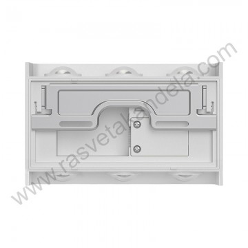 Baštenska zidna LED lampa 6W 3000/4000/6500K bela BRY-VECTOR