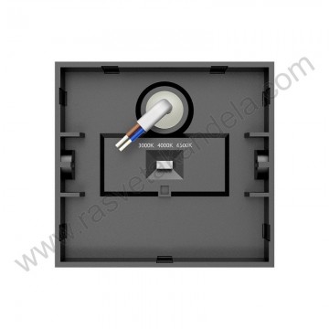 Baštenska zidna LED lampa 6W 3000/4000/6500K tamno siva BRY-VEKTA