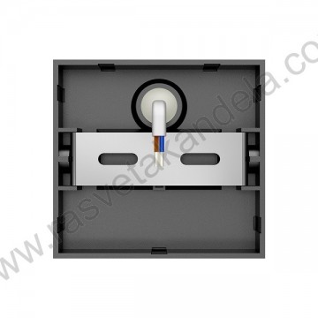 Baštenska zidna LED lampa 6W 3000/4000/6500K tamno siva BRY-VEKTA
