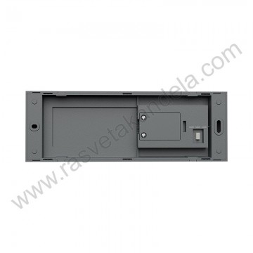 Baštenska zidna LED lampa 3W 3000/4000/6500K tamno siva BRY-VEKTA-B-RCT