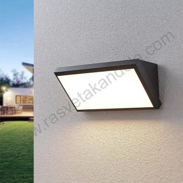 Baštenska zidna LED lampa 20W 3000/4000/6500K tamno siva BRY-NAPOLI