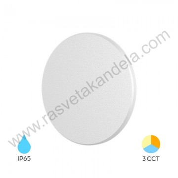 LED zidna lampa 8W 3000/4000/6500K bela BRY-PALERMO-XS
