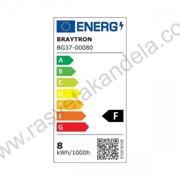 LED zidna lampa 8W 3000/4000/6500K bela BRY-PALERMO-XS