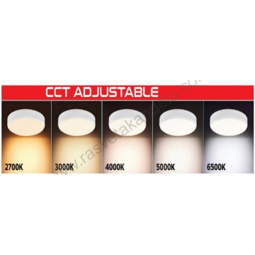 LED plafonjera/panik lampa punjiva 5CCT 25W 2700-6500K IP54 sa senzorom pokreta LUCAS-25