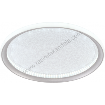 LED plafonjera CCT ∅40cm 42W 3000K-6000K srebrna sa daljinskim